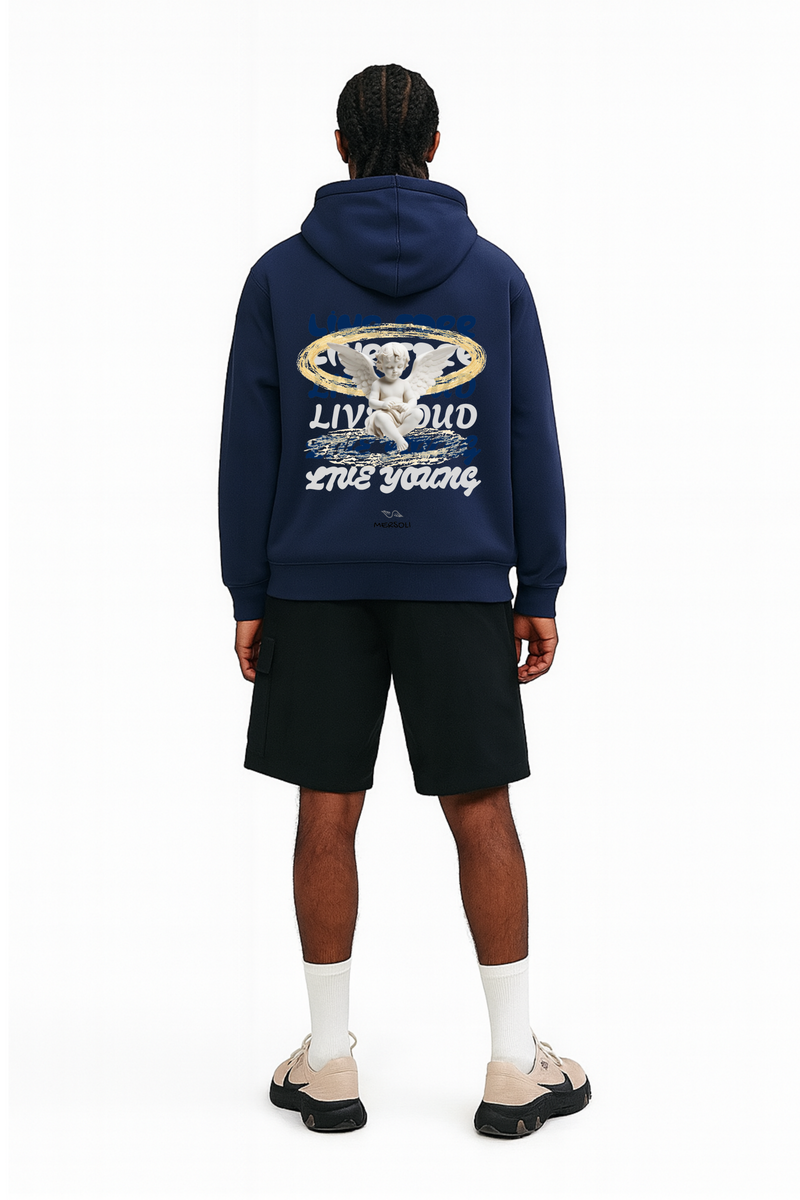 LIVE FREE Oversize Fleeced Hoodie